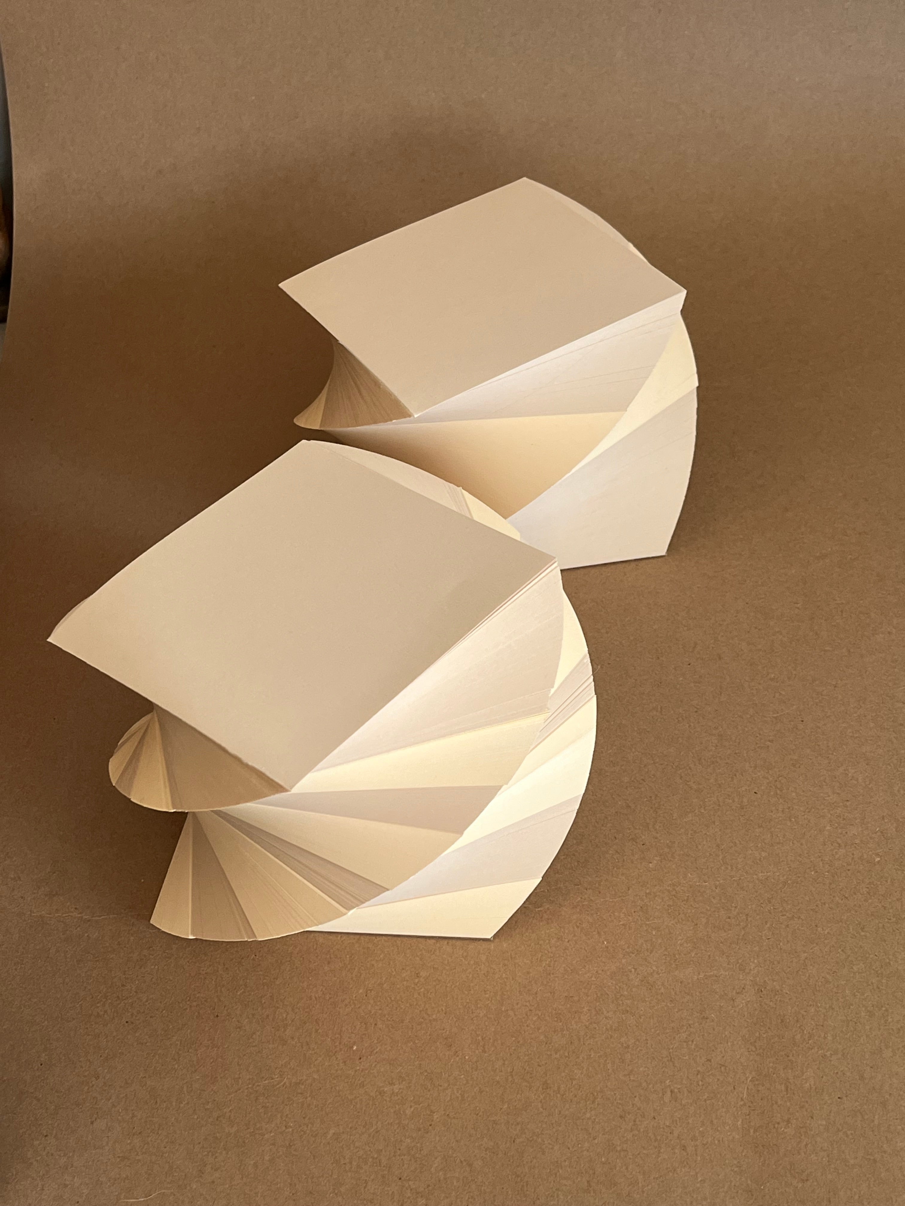 Sand and Ecru Spiral Pad 3.5”