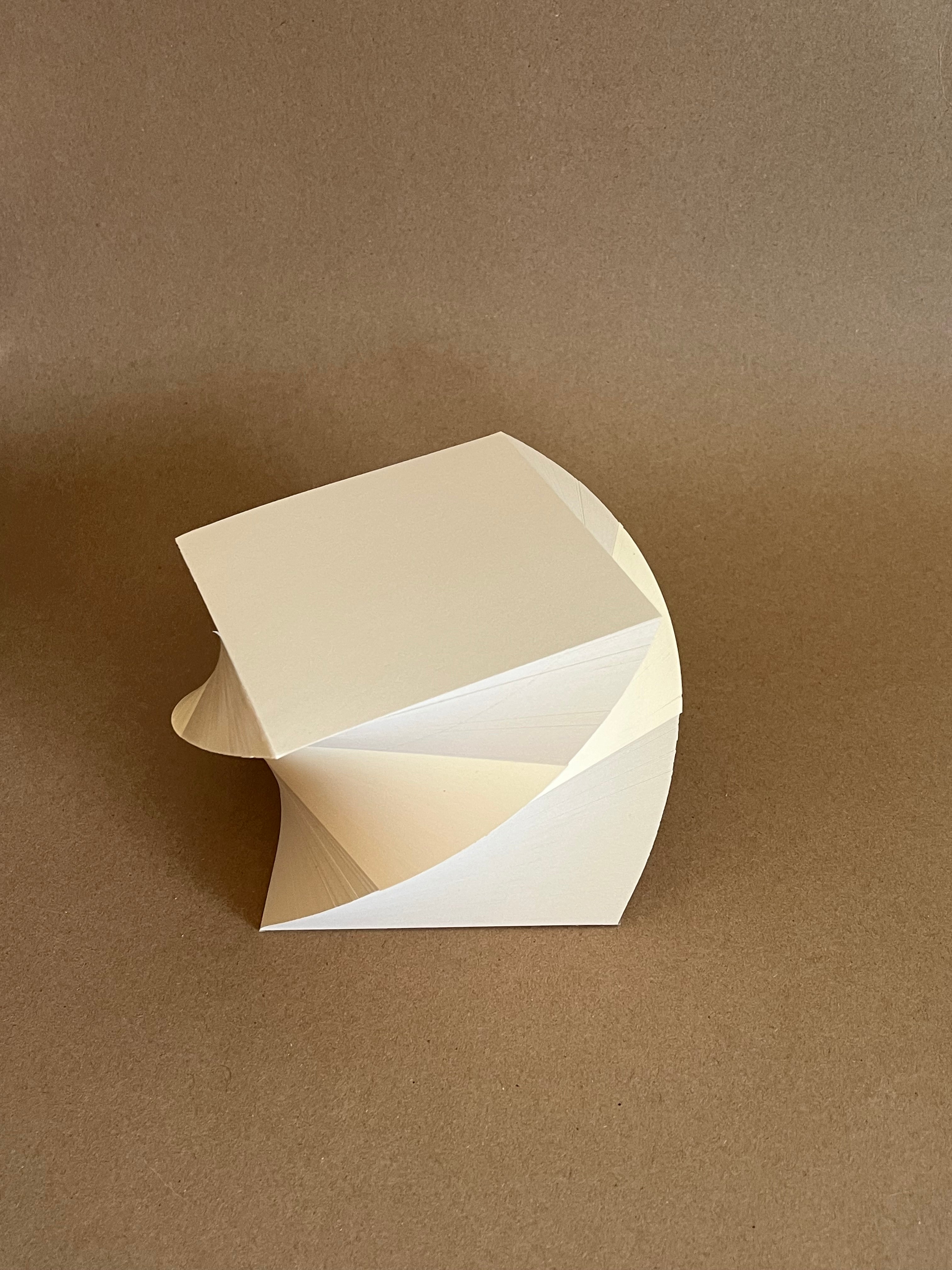 Sand and Ecru Spiral Pad 3.5”