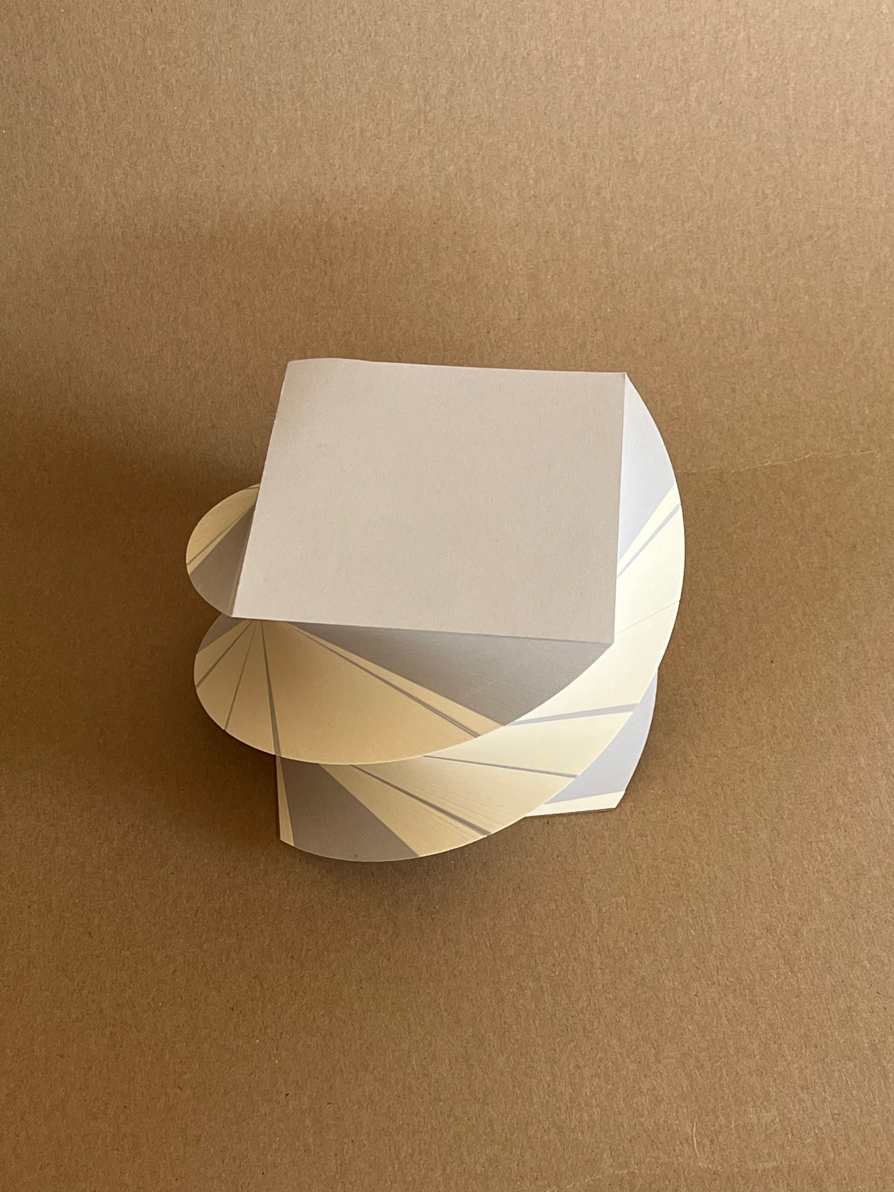 Pacific Grey and Ivory Spiral Pad 3.5”