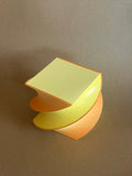 Borders Spiral Orange & Ya Yellow Notepad