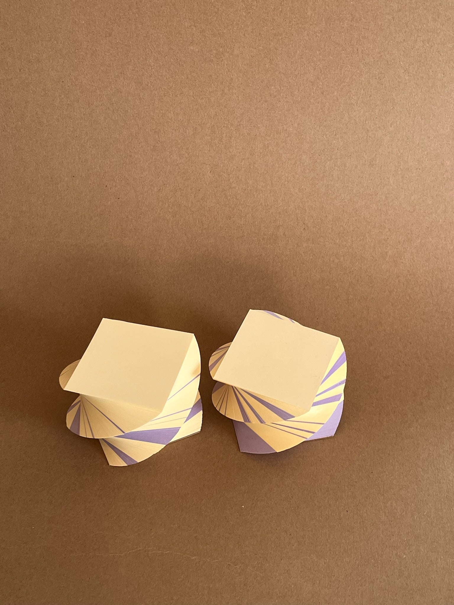 Pack of 2 Mini Temescal Purple and Ecru Spiral Pads 2"