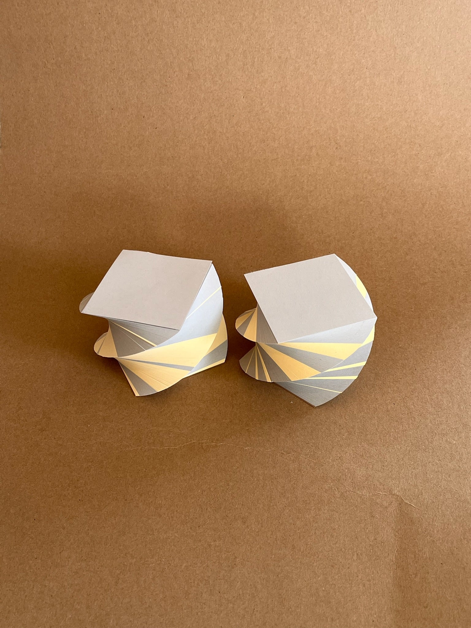 Pack of 2 Mini Pacific Grey and Ecru Spiral Pads 2"