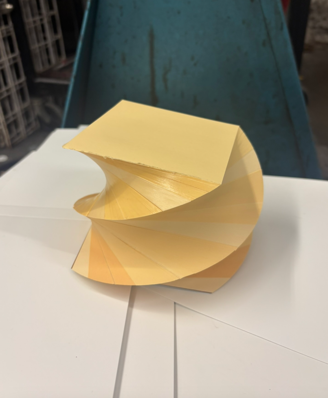 Yellow Mix Spiral Pad 3.5"