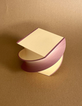 Borders Spiral Alma Purple & Ecru Pad 3.5