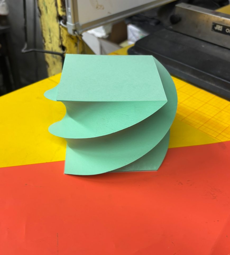 San Green Spiral Pad 3.5”