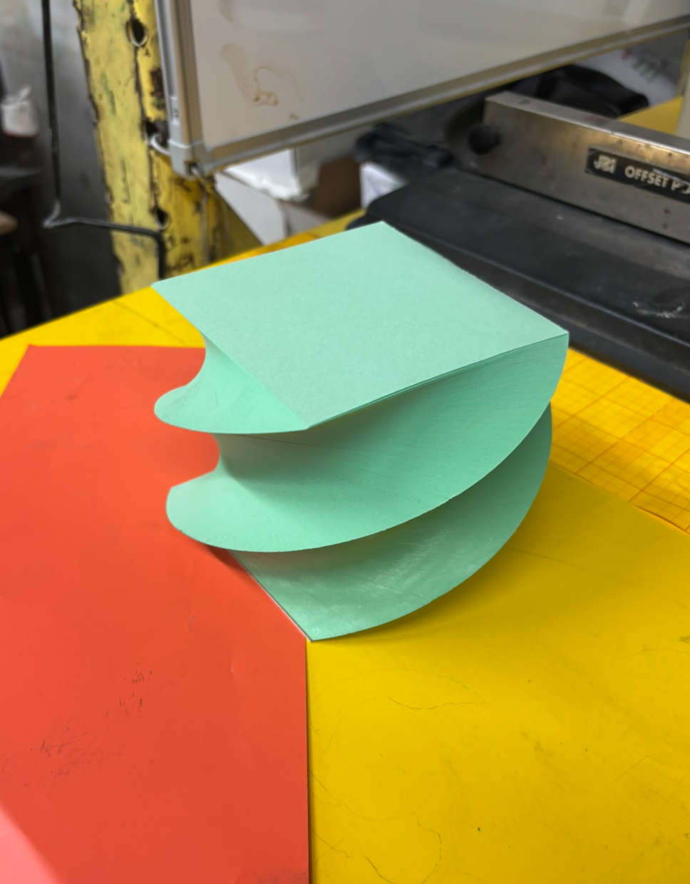 San Green Spiral Pad 3.5”