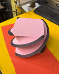 4 Corner Perla Pink and Black Spiral Pad 3.5"
