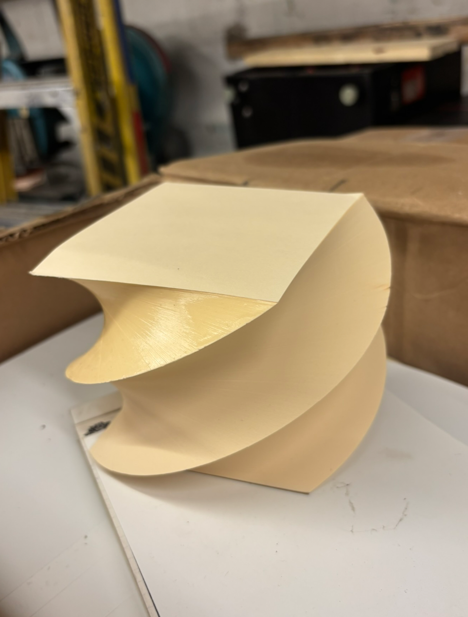 Ecru Spiral Pad 3.5"