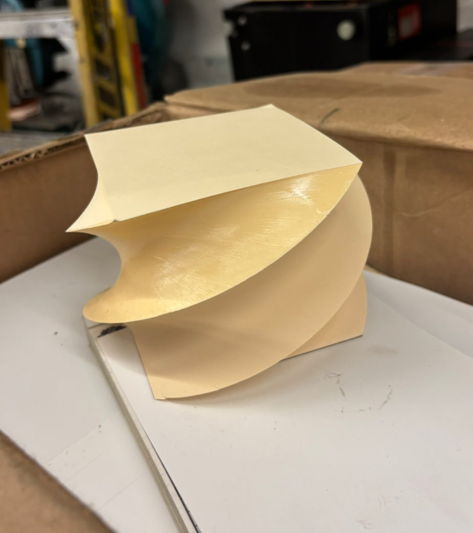 Ecru Spiral Pad 3.5"