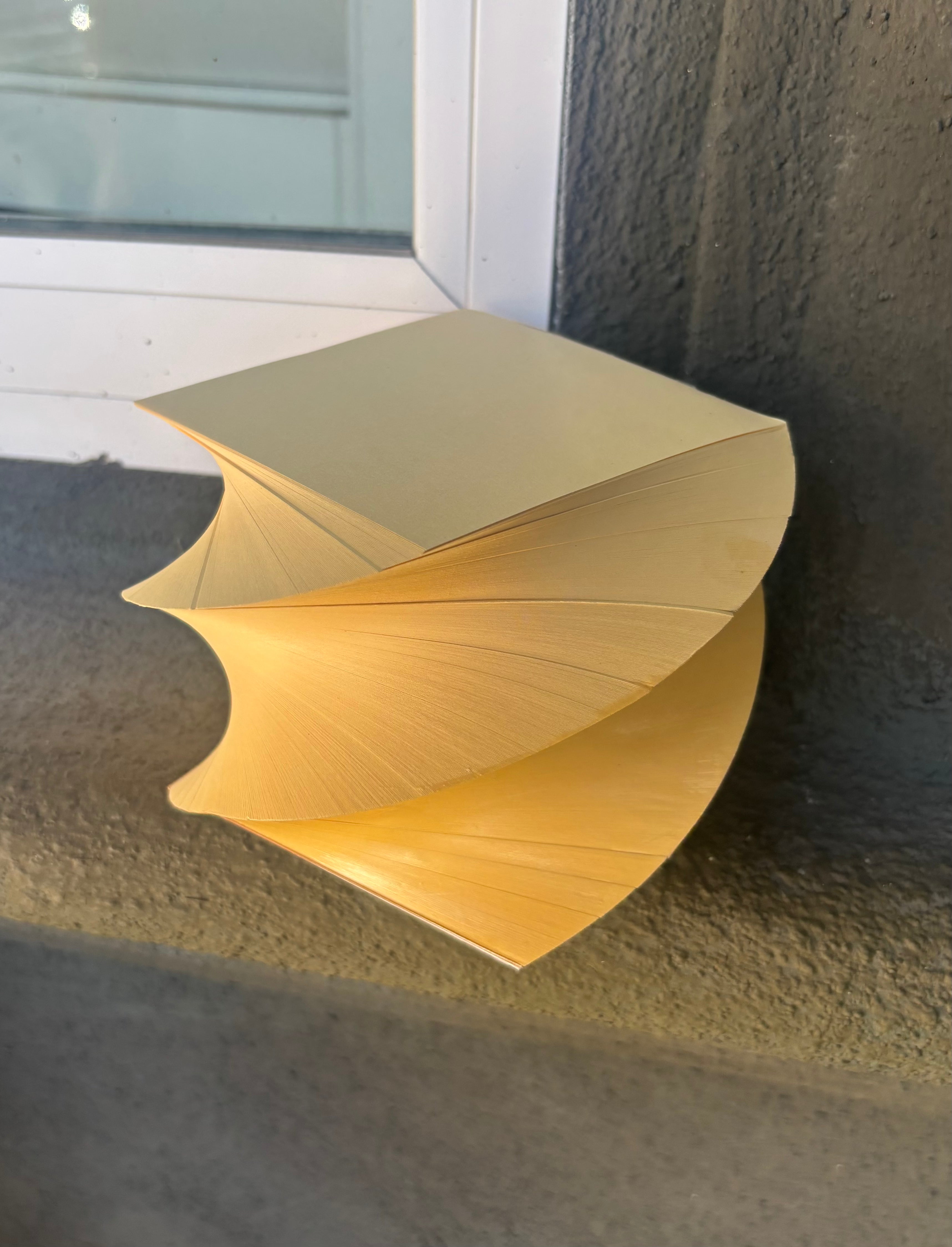 Pale Yellow Spiral Pad 3.5"