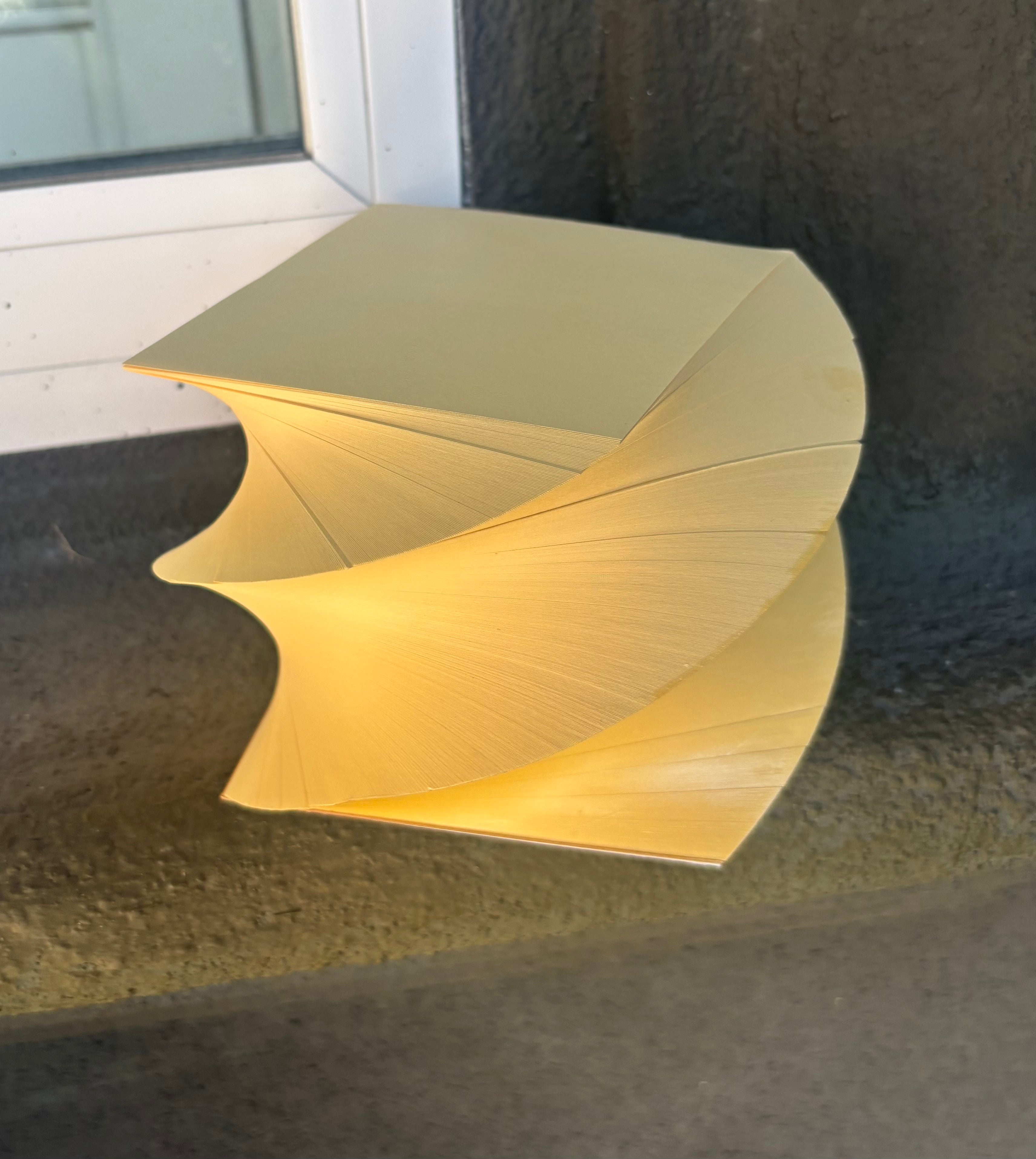 Pale Yellow Spiral Pad 3.5"