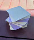 Purple and Ivory Spiral Pad 3.5"
