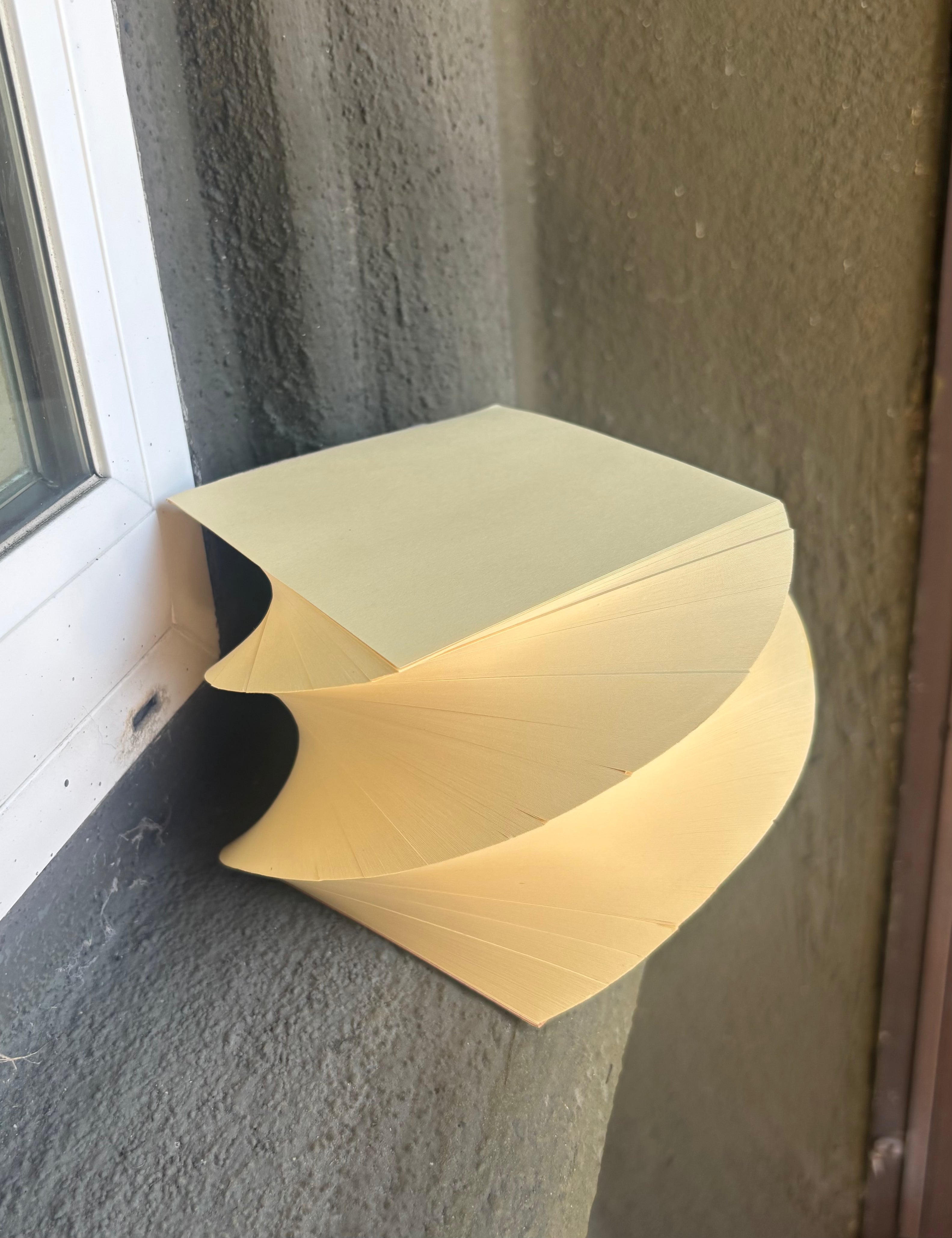 Pale Yellow Spiral Pad 3.5"